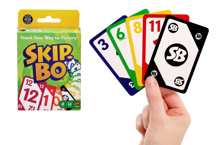 Mattel Skip-Bo karetní společenská hra