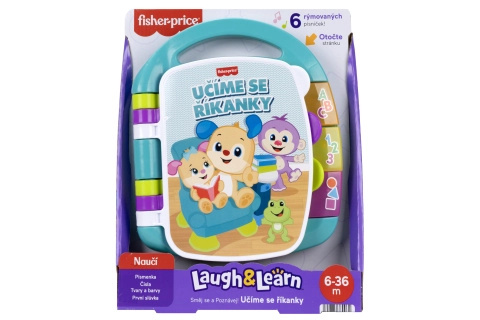 Fisher-Price Učíme se říkanky – interaktivní hudební knížka CZ