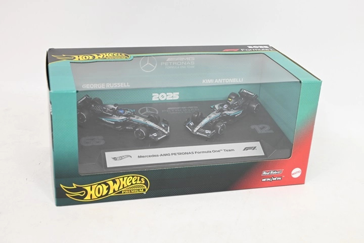 Hot Wheels Premium formule 1 Mercedes‑AMG 2‑pack