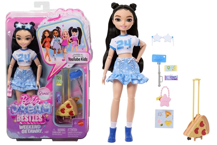 Barbie Dream Besties víkendový výlet – panenka Renee