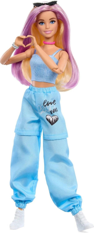 Barbie Deluxe style módní set s panenkou, oblečky a doplňky