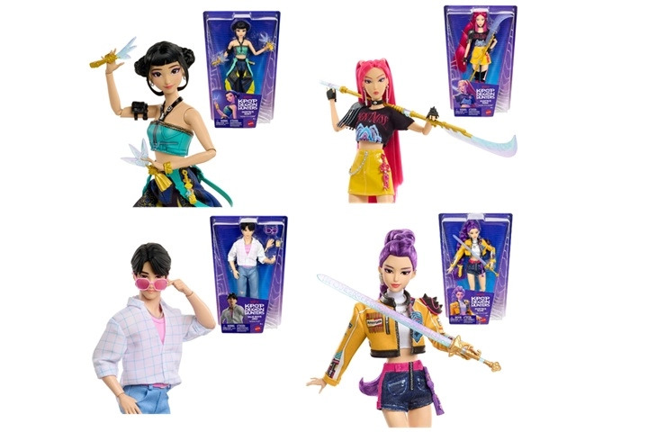 Mattel K-pop Demon Hunters módní panenka assort - 1 kus