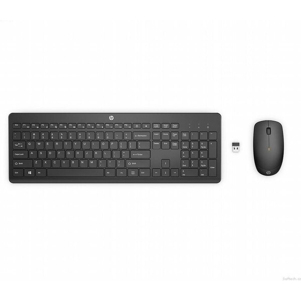 HP 235WL bezdrátový set klávesnice s myší Černá