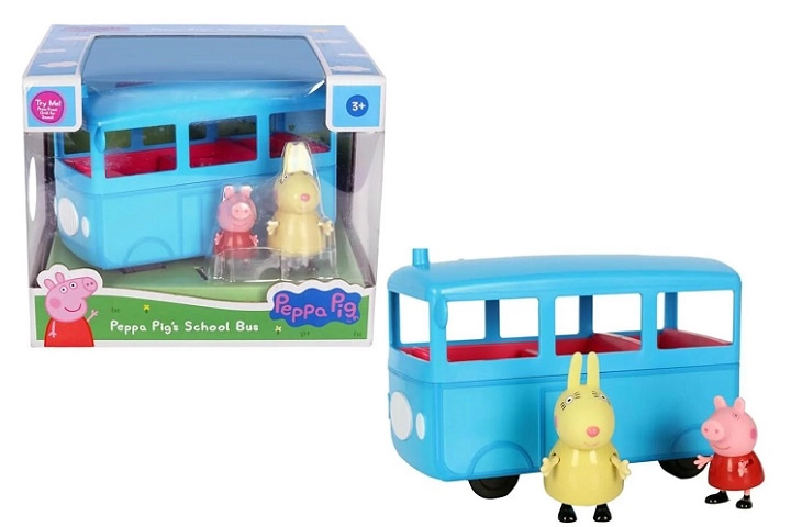 Peppa Pig školní autobus se zvukem se 2 figurkami