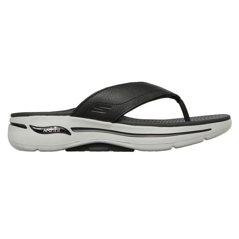 Žabky Skechers Go Walk Arch Fit San M 229022-BKGY EU 44,5