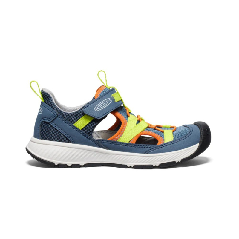Dětské sandály KEEN MOTOZOA SANDAL YOUTH vintage indigo/scarlet ibis - 32/33