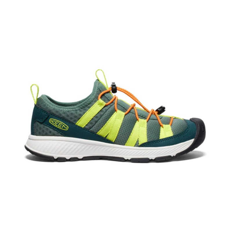 Dětské tenisky KEEN MOTOZOA SNEAKER YOUTH sea moss/scarlet ibis - 38