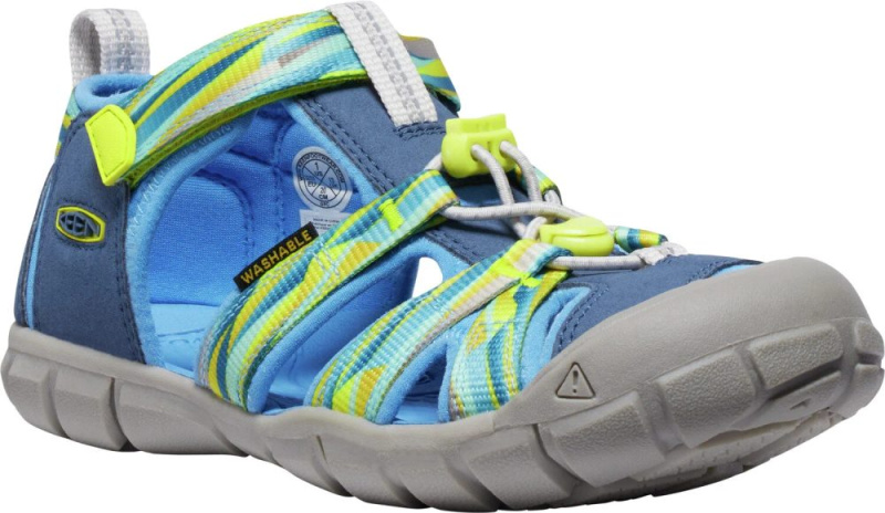 Dětské sandály SEACAMP II CNX vintage indigo/evening primorse, Keen, 1028852 - 25/26