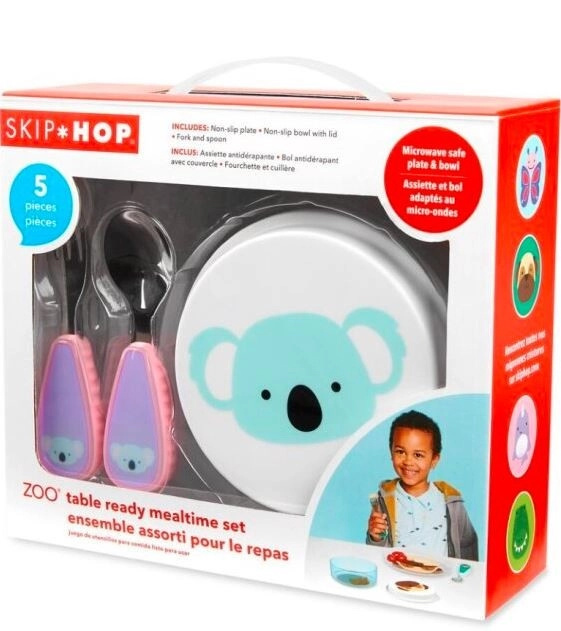 SKIP HOP ZOO Set jídelní Koala 12m+ 5 ks