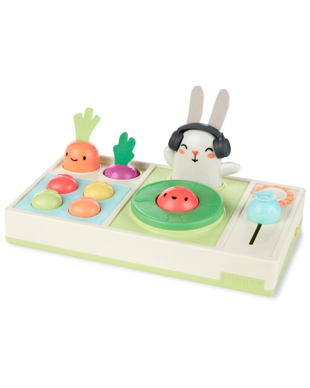 Skip Hop hudební hračka Farmstand dj set pro děti 6m+