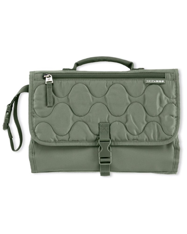 SKIP HOP Podložka přebalovací cestovní Pronto 2v1 - SKIP HOP Podložka přebalovací cestovní 2v1 Pronto Dark sage