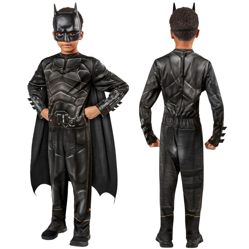 Dětský kostým BATMAN s maskou a pláštěm 129–139 cm (8–10 let)