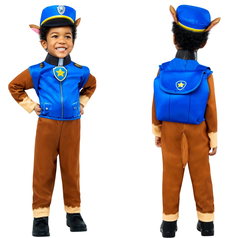 dětský kostým chase z PAW PATROL na karneval 98–104 cm (3–4 roky)