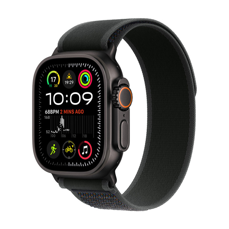 Apple Watch Ultra 2 49mm Black Titan, Bl.Trail,S/M chytré hodinky