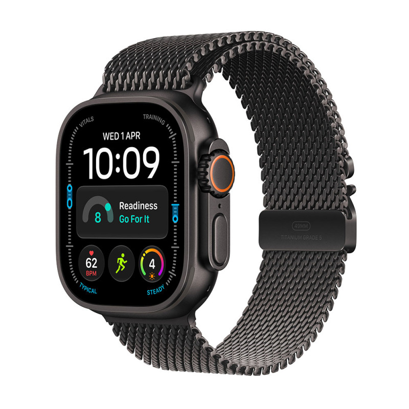 Apple Watch Ultra 4 Black Titan, Blc.Tit.Milane,S chytré hodinky