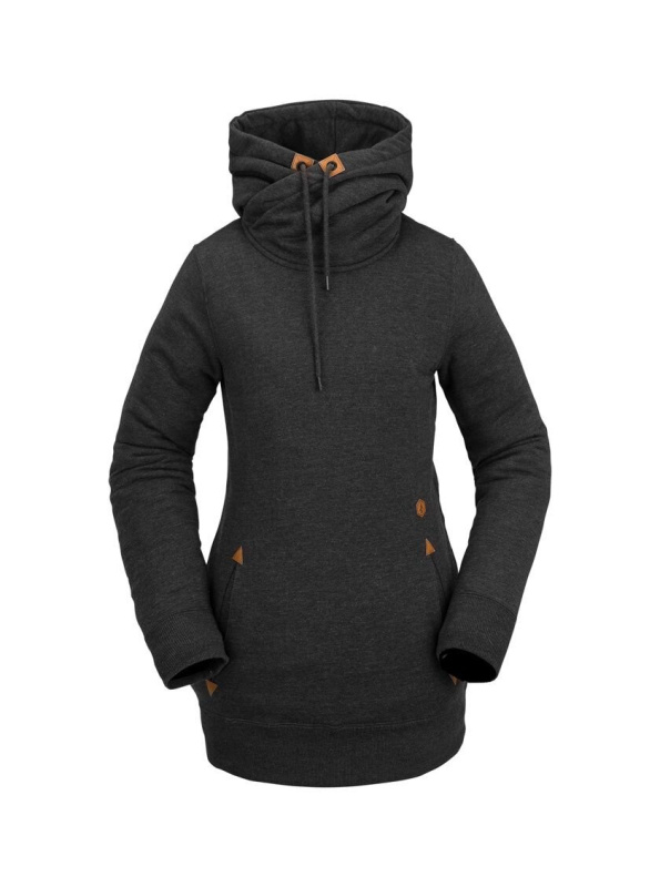 Volcom dámská mikina Tower P/O Fleece Black | Černá | Velikost S