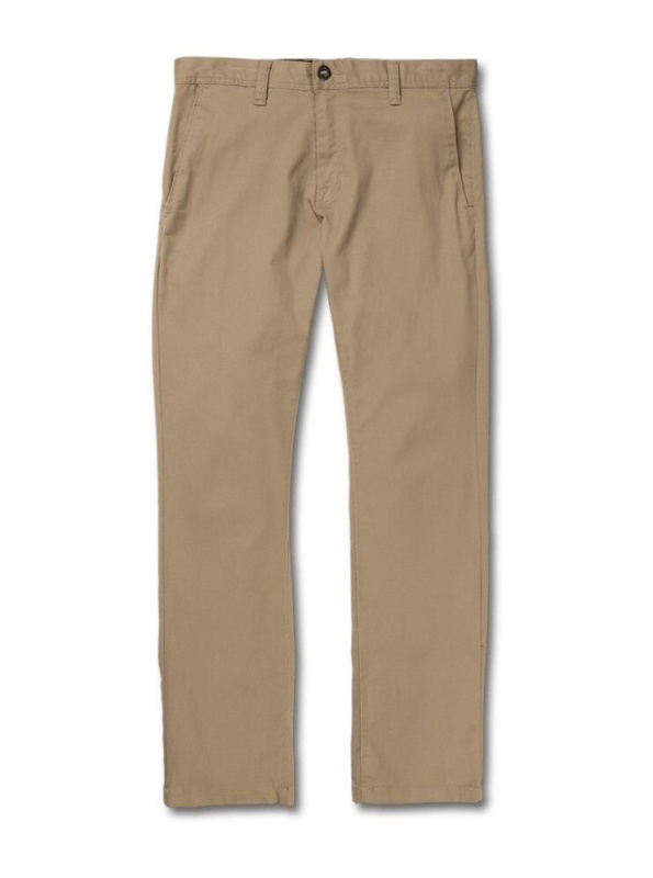 Volcom pánské kalhoty Frickin Modern Stret Khaki | Zelená | Velikost 33 x 32