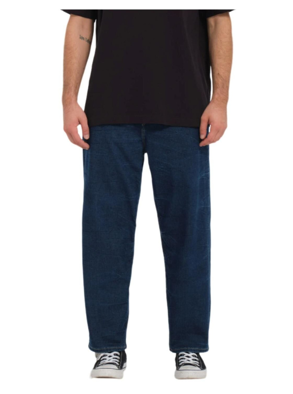 Volcom pánské kalhoty Billow Tapered Light Blue Acid | Modrá | Velikost 32