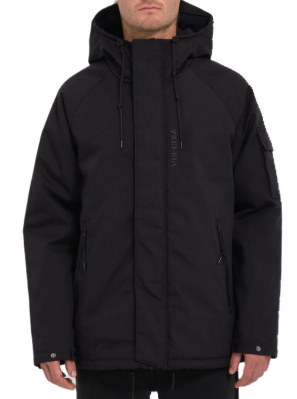 Volcom pánská bunda Stoke Stone Ii 10K Jacket Black | Černá | Velikost M