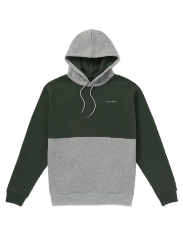 Volcom pánská mikina Divided Po Dark Forest | Šedá | Velikost L