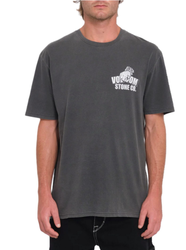 Volcom pánské tričko Stone Force Co Pw Sst Black | Černá | Velikost L | 100% bavlna