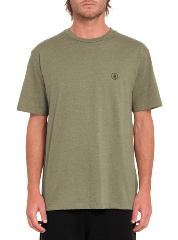 Volcom pánské tričko Circle Blanks Hth Wintermoss | Šedá | Velikost XL