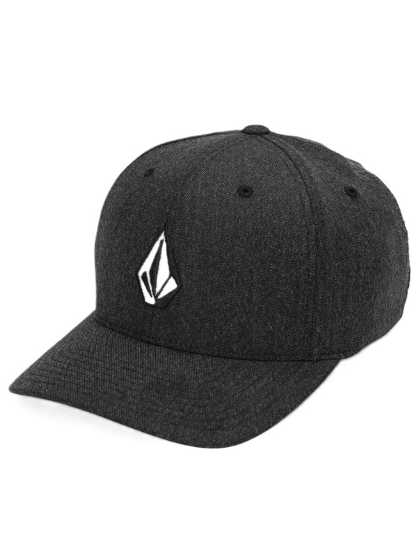 Volcom kšiltovka Full Stone Hthr Flexfit Charcoal Heather | Šedá | Velikost S/M