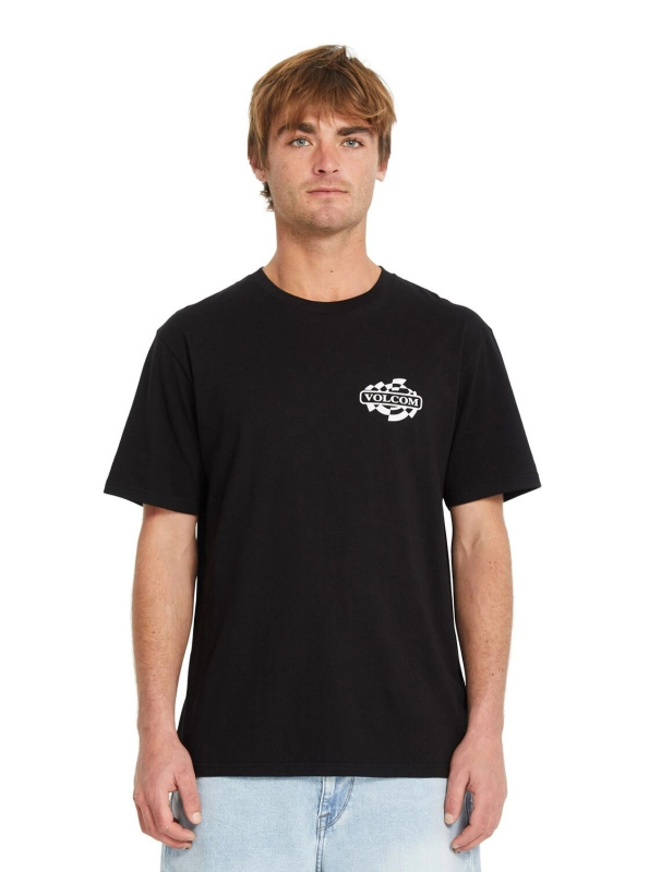 Volcom pánské tričko Startlog Bsc Black | Černá | Velikost XL