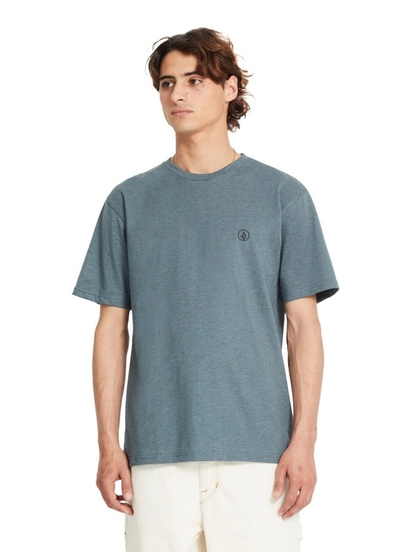 Volcom pánské tričko Circle Blanks Hth Dark Slate | Šedá | Velikost XL
