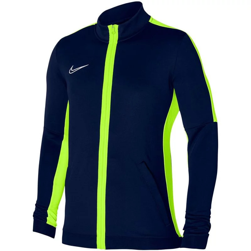 Pánská fotbalová mikina Academy 23 M DR1681-452 Tmavě modrá s neon žlutá - Nike tm.modrá-žlutá S