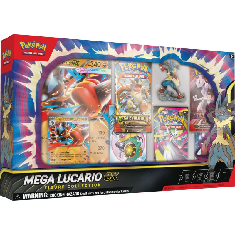 Pokémon TCG: Mega Lucario ex Figure Collection