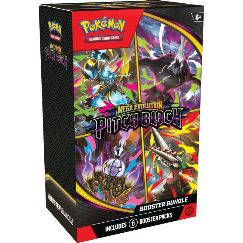 Pokémon TCG: Mega Evolution Pitch Black - Booster Bundle (6 boosterů)