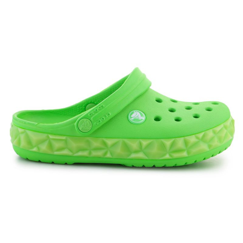 Crocs Crocs Croc Band Geometric Glow Band Clog K Jr 210132-3WA dětské žabky EU 34/35