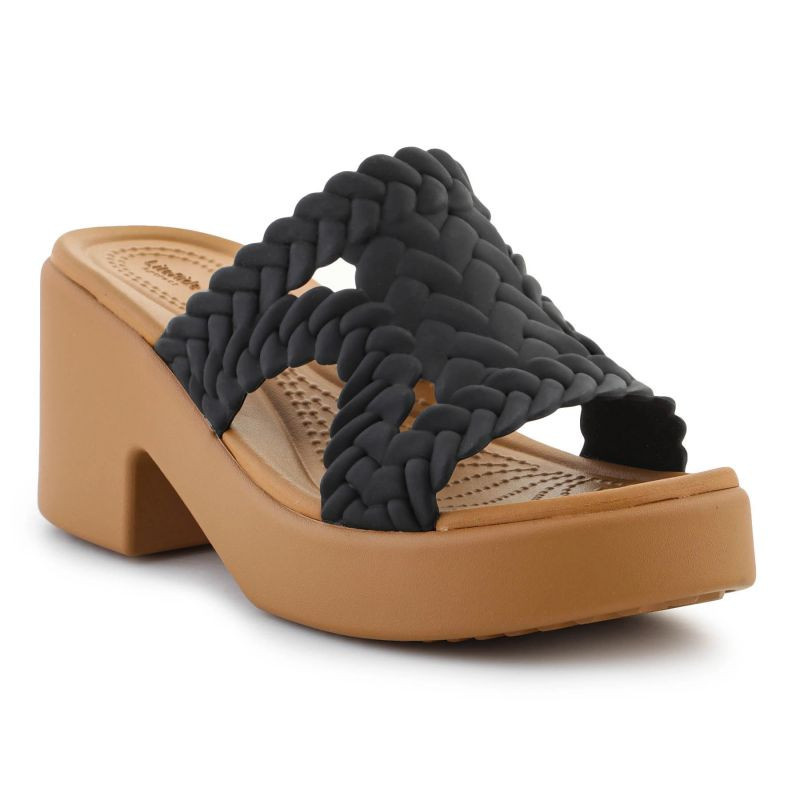 Žabky Crocs Brooklyn Woven Slide Heel W 209979-001 EU 41/42