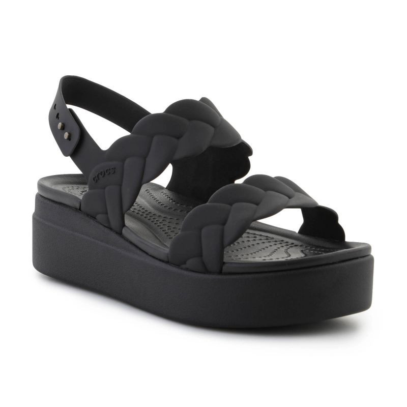 Sandály Crocs Brooklyn Woven Low Wedge W 209977-060 EU 36/37