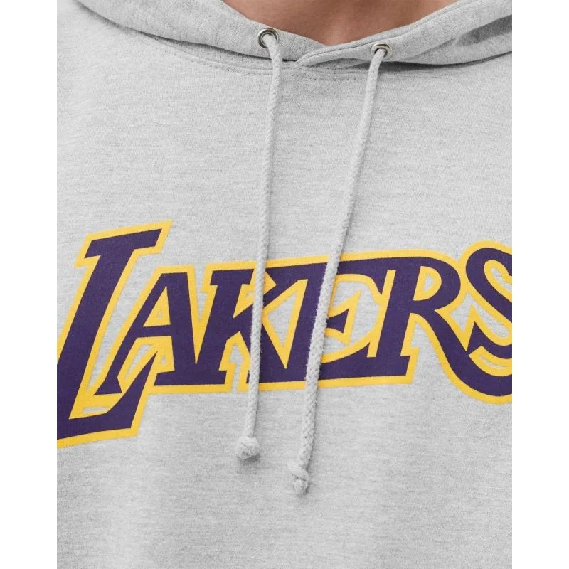 Pánská mikina Mitchell & Ness Team Logo Hoody Los Angeles Lakers M HDSSINTL1050-LALGREY XL