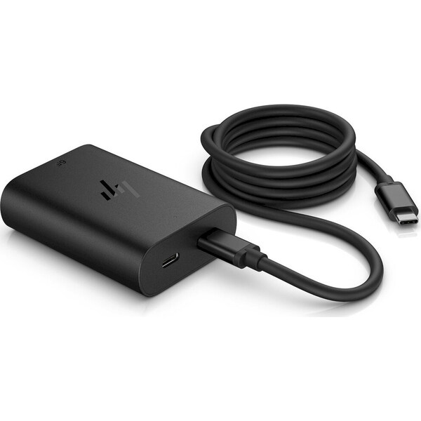 HP USB-C 65W GaN napájecí adaptér černý