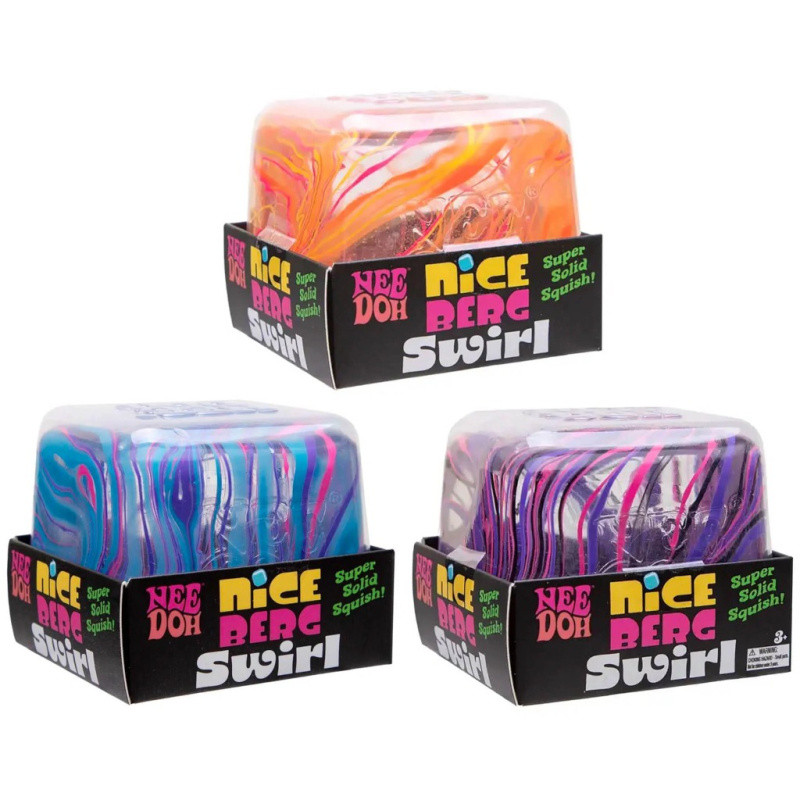 Schylling NeeDoh Mačkací kostka Nice Berg Swirl