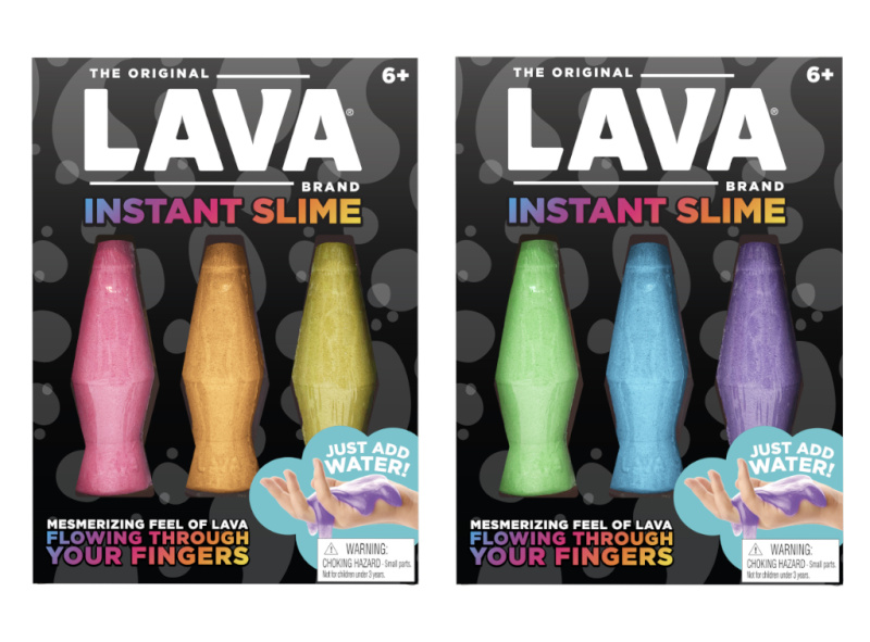 Schylling Lava Instantní sliz růžový, oranžový, žlutý
