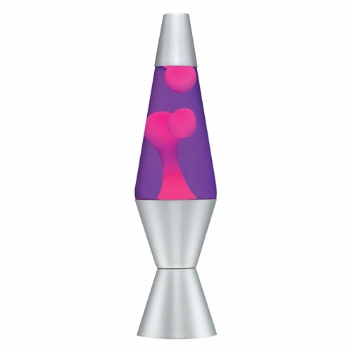 Schylling LAVA Lávová lampička fialovo-růžová 36,8 cm