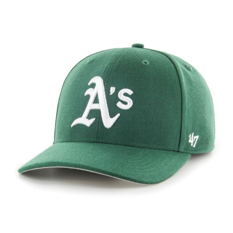 Značka `47 Oakland Athletics Dark Green Cold Zone baseballová čepice B-CLZOE18WBP-DGB OSFM