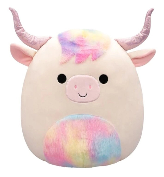 Squishmallows Dagnus – plyšová kravička Highland 40 cm