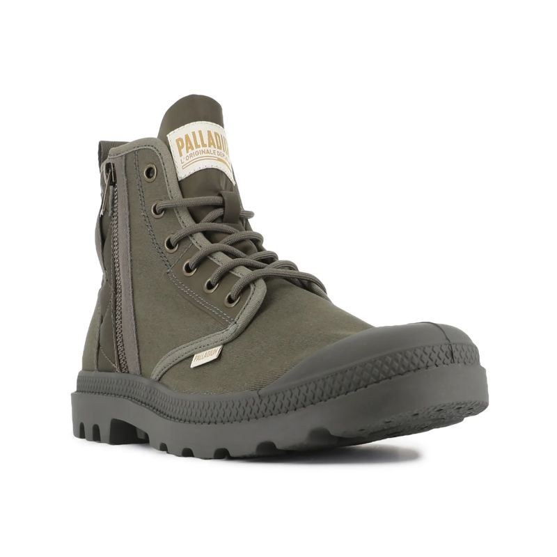 Palladium Pampa Detroit Zip 79500-325-M Olive Night EU 44,5