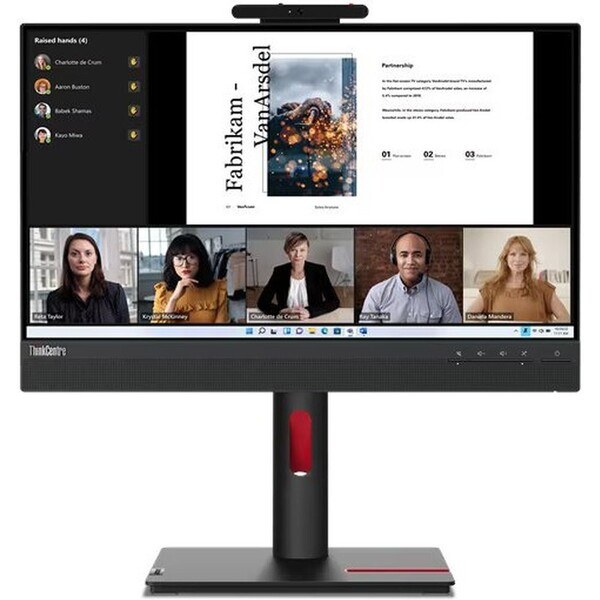 Lenovo ThinkCentre Tiny-In-One 22 Gen 5 LED monitor 21" 12N8GAT1EU Černá