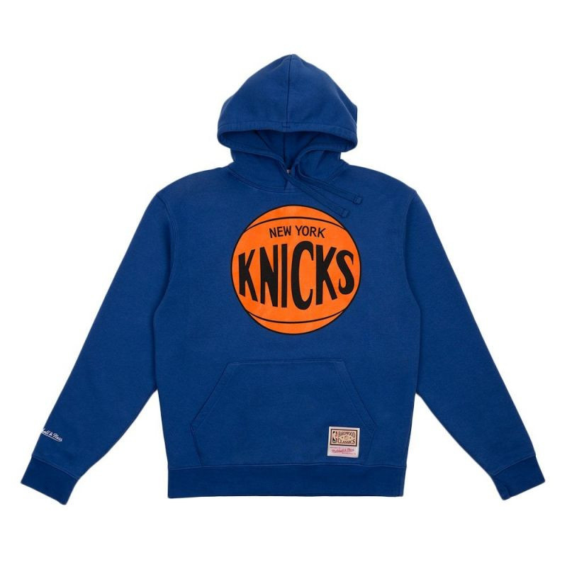 Mitchell & Ness mikina NBA New York Knicks Team Logo Hoody HDSSINTL1267-NYKROYA pánské s