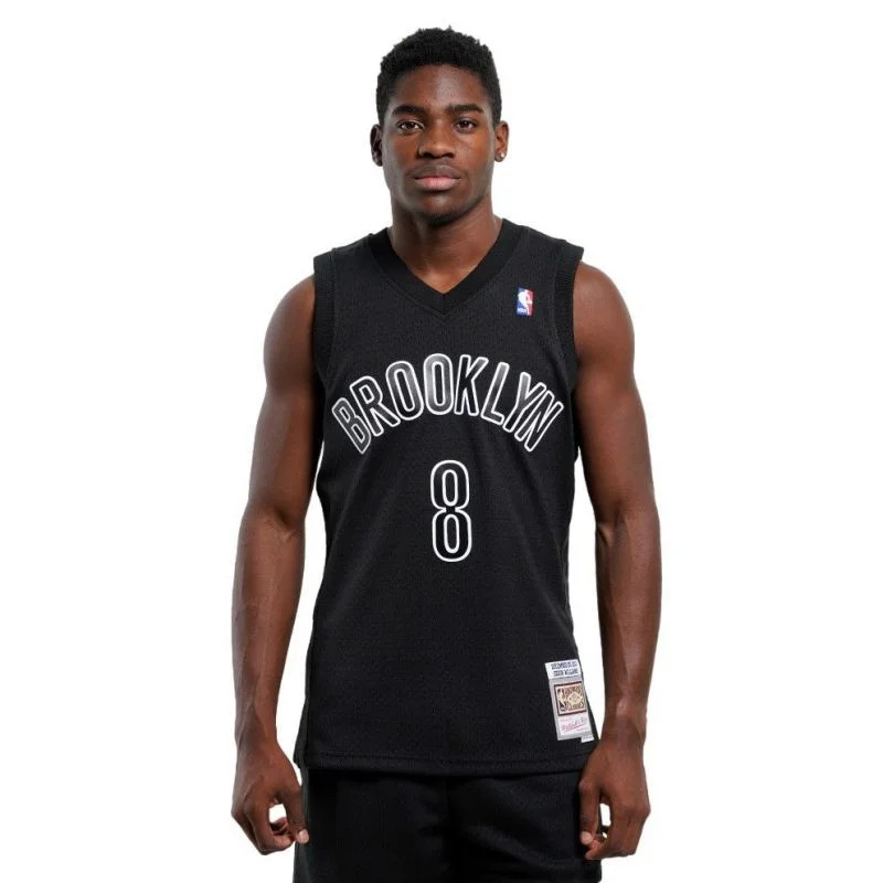 Mitchell & Ness NBA Swingman Brooklyn Nets Deron Williams M Pánské tričko SMJY6513-BNE12DWMBLCK S