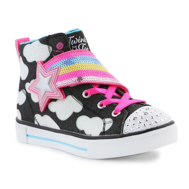 Boty Skechers Twinkle Toes: Twinkle Sparks - Shooting Star Jr 314775L-BKMT EU 29