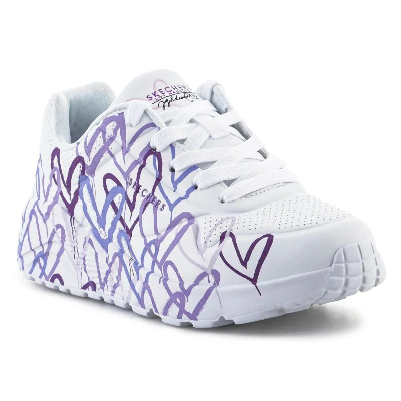 Skechers JGoldcrown obuv: Uno Lite - Spread the Love Jr 314064L-WLPR EU 28,5