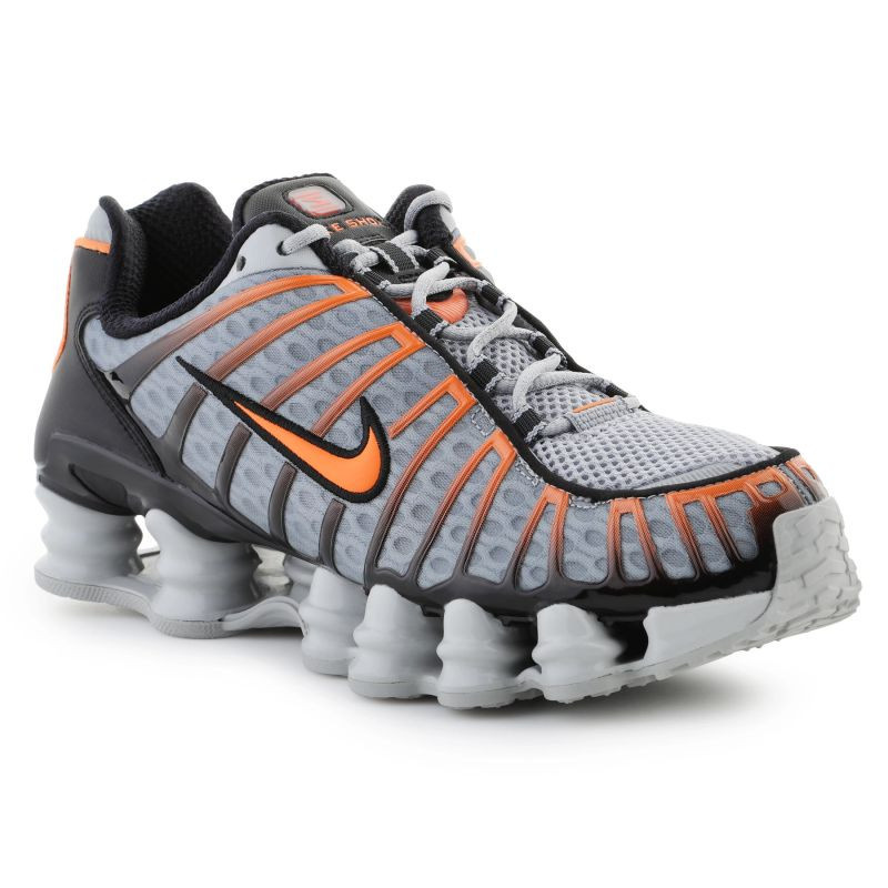 NIKE Nike Shox TL AV3595-011 LT Smoke Grey/Bright Mandarin EU 44