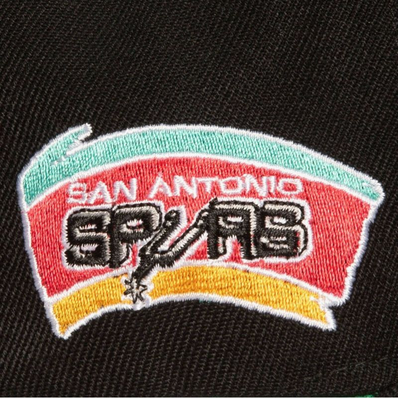 Mitchell & Ness NBA San Antonio Spurs Triple Play Snapback Kšiltovka HS8578-SASBLCK OSFM